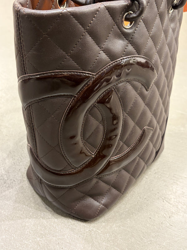 2005-2006 Chanel Cambon Ligne leather tote bag