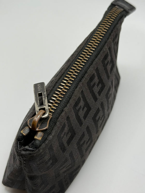 2000s Fendi monogram zucchino pochette