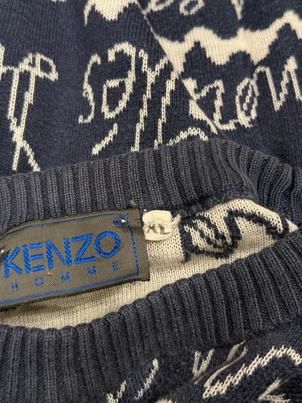 2000s Kenzo Voyage print crewneck