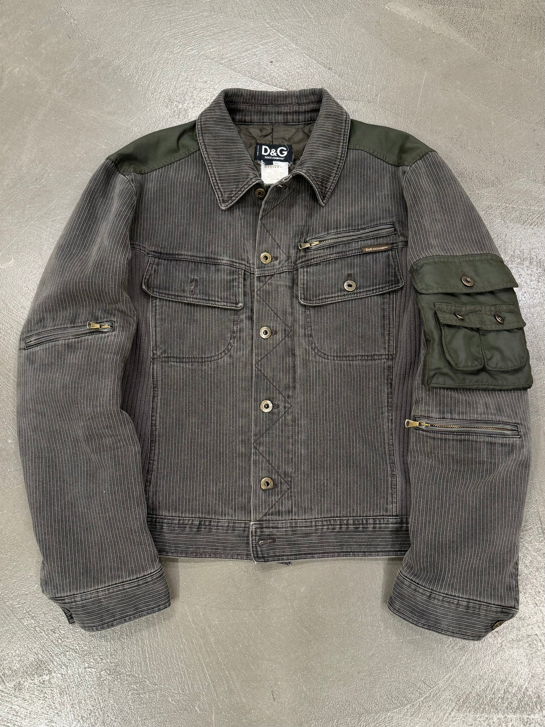 A/W 2004 Dolce & Gabbana hunting corduroy cargo jacket