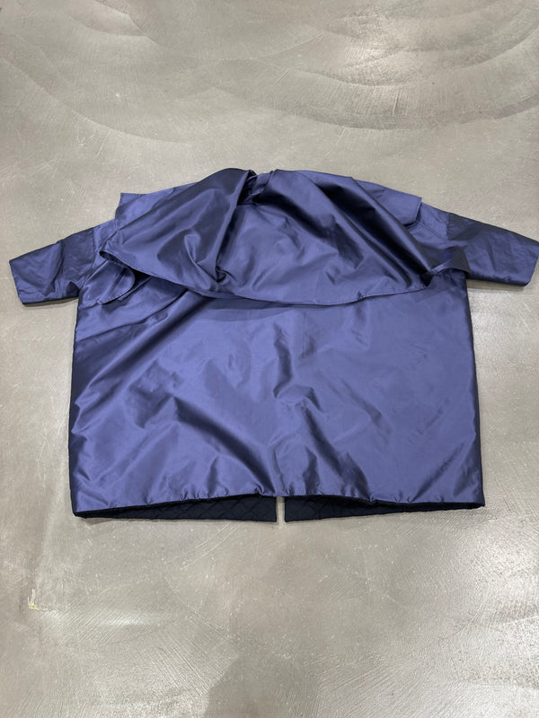 A/W 1991 Dolce & Gabbana iridescent oversized coat