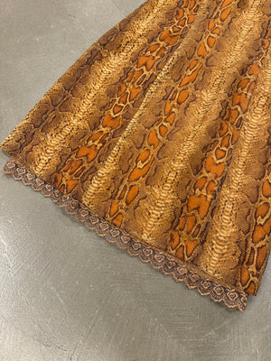 1990s Dolce & Gabbana Python snake print dress