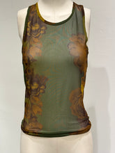 Load image into Gallery viewer, S/S1999 Gucci by Tom Ford floral sheer mesh tank
