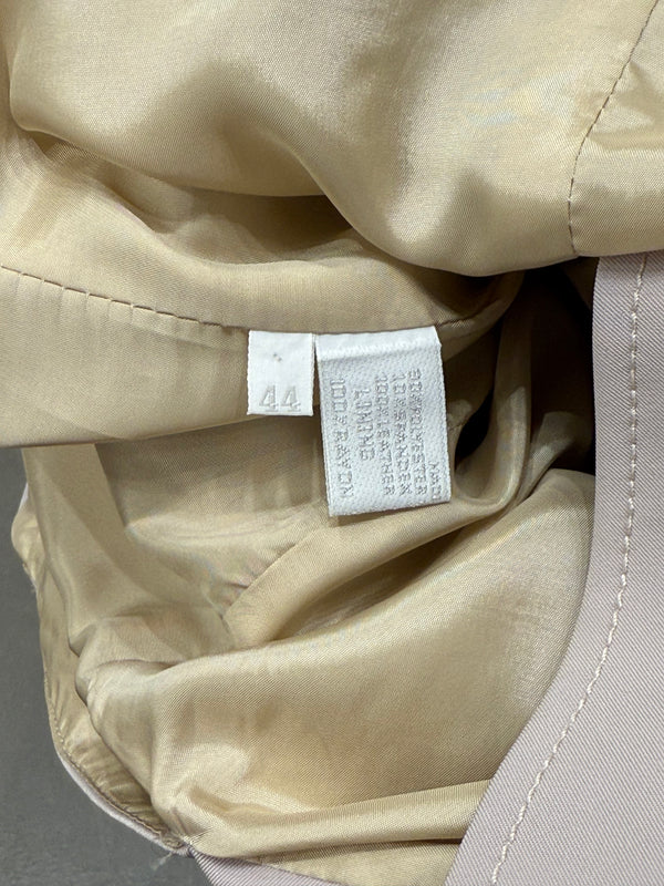 2000s Prada leather & nylon hybrid coat