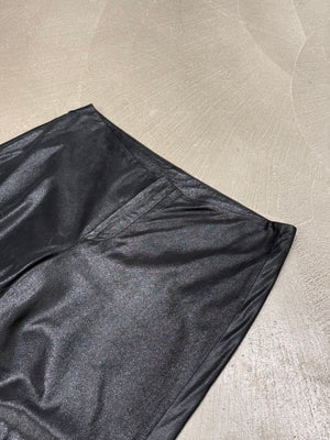 2000s Gucci by Tom Ford blistered leather wide pants