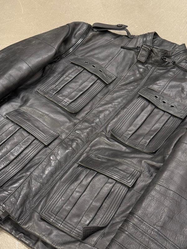 A/W2003 Dior by Hedi Slimane "Luster" Campaign M65 leather jacket