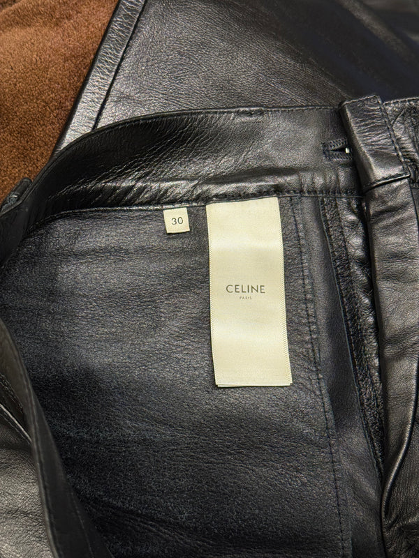 2020s Celine leather trousers