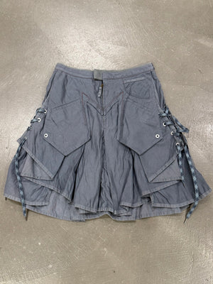 2000s Marithe Francois Girbaud bondage cargo skirt