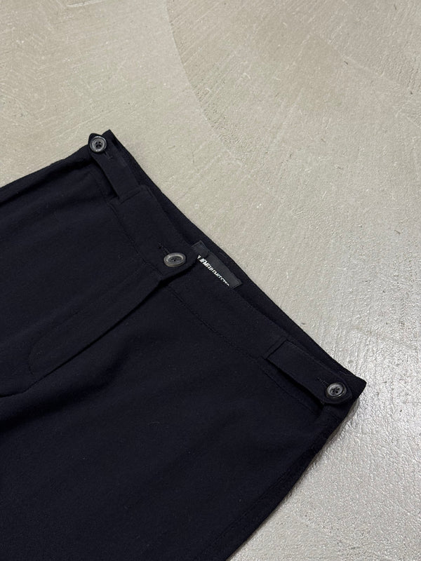 2000s Ann Demeulemeester extra long tailored stretch pants