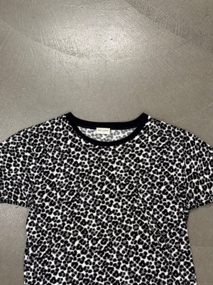Saint Laurent by Hedi Slimane baby cat printed tee shirt