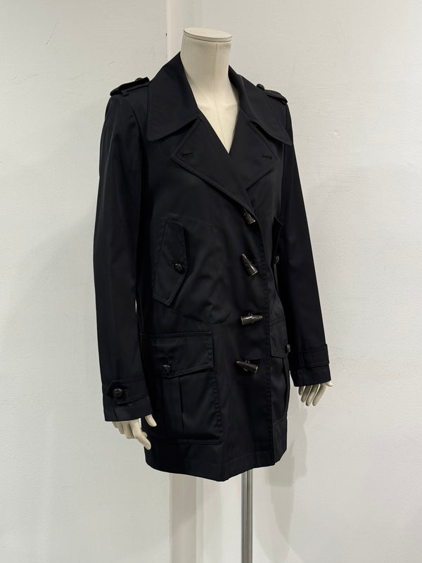 2004 Yves Saint Laurent by Tom Ford utility toggle Mombasa nylon coat