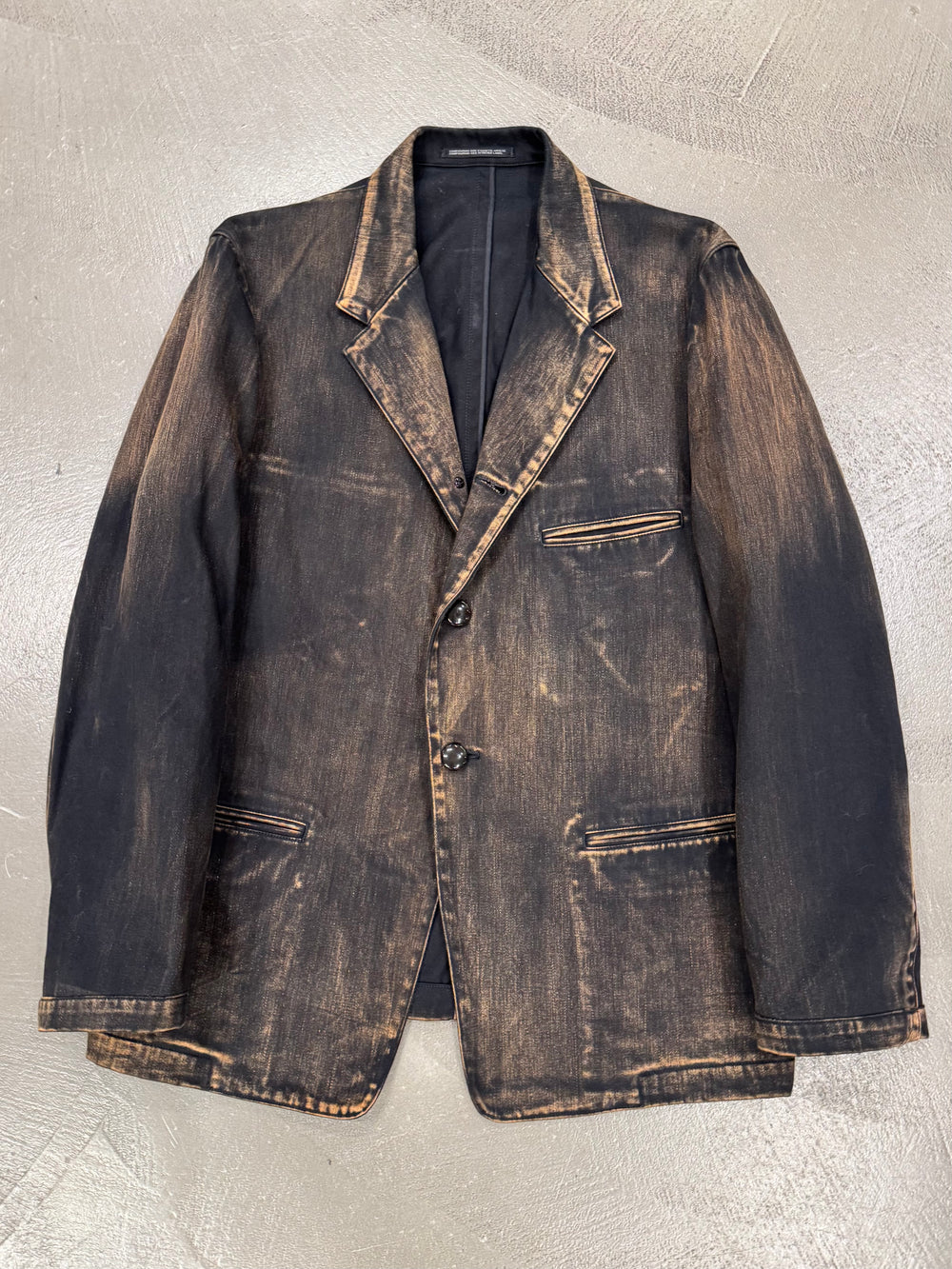 2002 Yohji Yamamoto faded cotton jacket