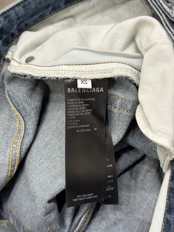 2022 Balenciaga reflective baggy jeans