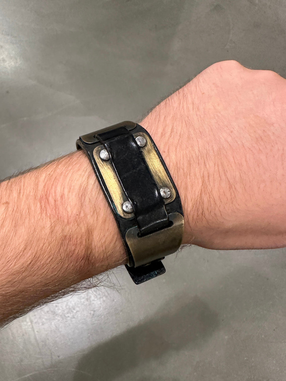 S/S2003 Helmut Lang leather bracelet