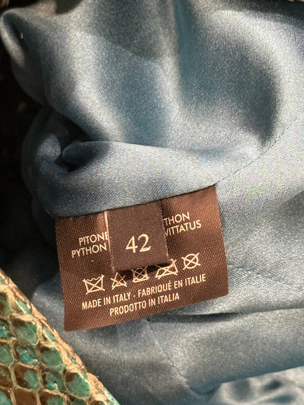 A/W2011 Gucci by Frida Giannini “90th anniversary” python runway coat