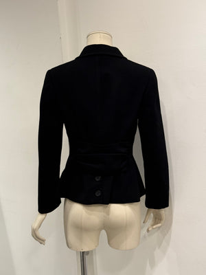 2009 Prada double breasted cropped wool jacket