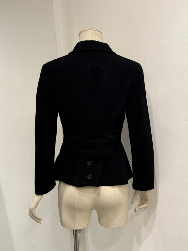 2009 Prada double breasted cropped wool jacket
