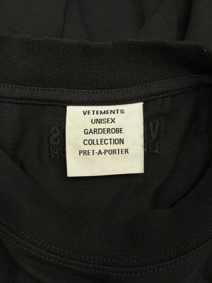 2010s Vetements oversized logo print t-shirt