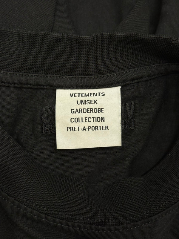 2010s Vetements oversized logo print t-shirt