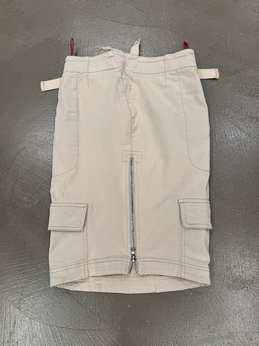 2000s Prada cargo belted skirt