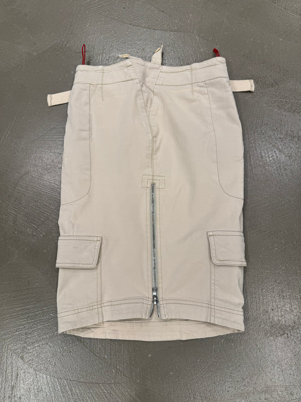 2000s Prada cargo belted skirt