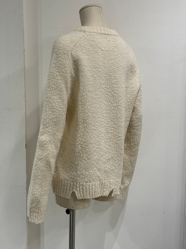 F/W2019 Maison Margiela distressed wool sweater