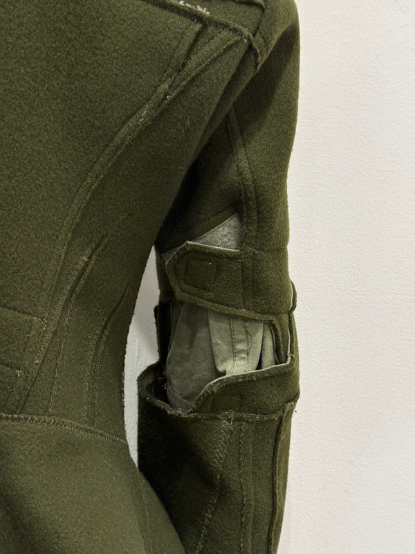 A/W2006 Junya Watanabe runway deconstructed military jacket