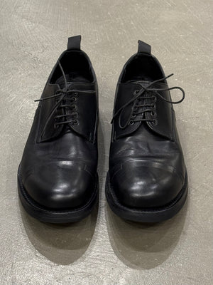 2000s Prada leather derby shoes