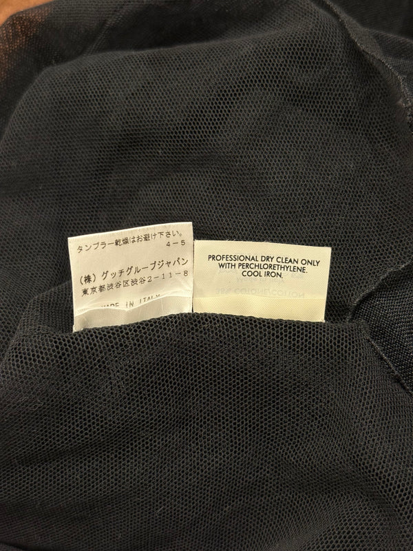 2000s Yves Saint Laurent by Tom Ford silk sheer blouse