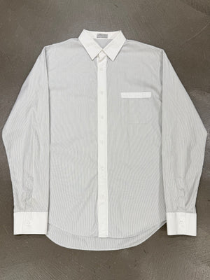 S/S2005 Dior by Hedi Slimane runway Beck striped cotton shirt