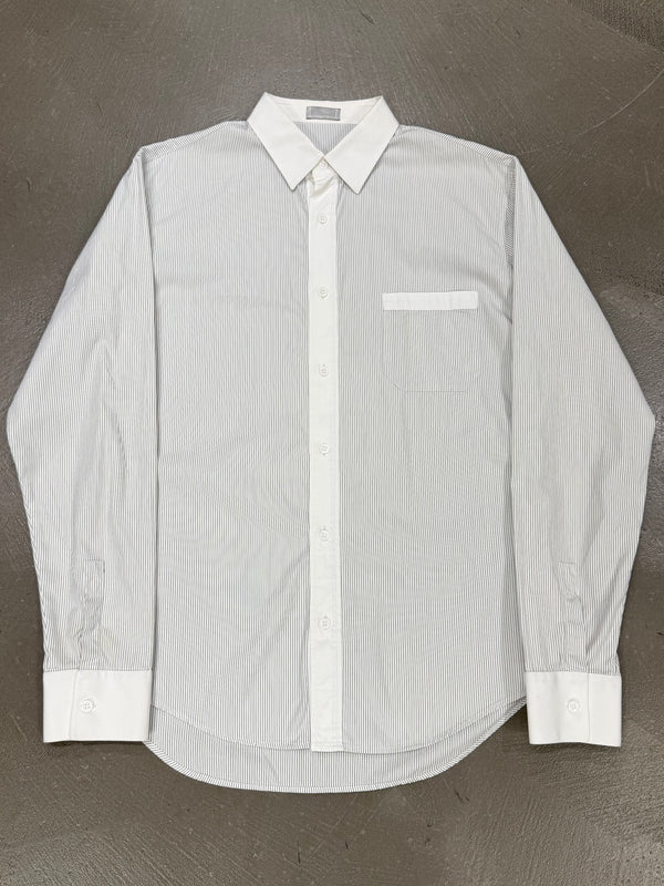S/S2005 Dior by Hedi Slimane runway Beck striped cotton shirt