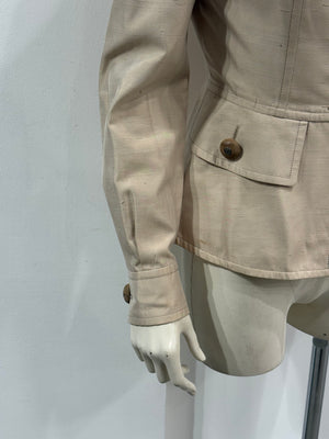 S/S1997 Christian Dior by John Galliano runway beige tailored suit