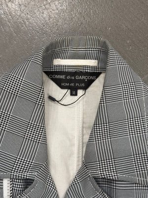 2011 Comme des Garçons checkered zipper jacket