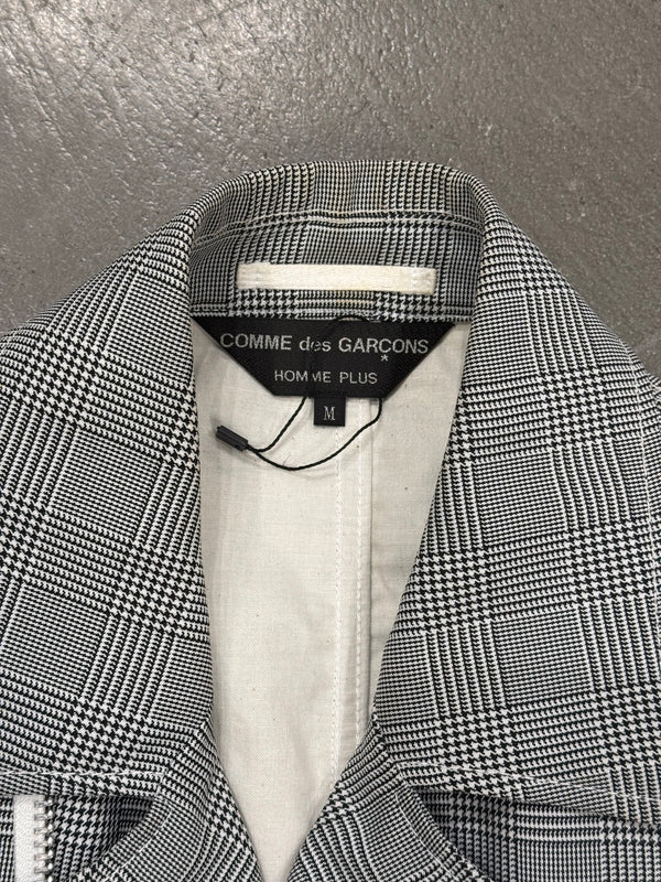 2011 Comme des Garçons checkered zipper jacket