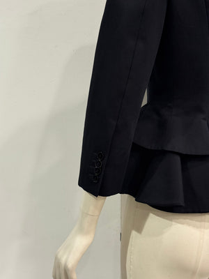 2012 Alexander McQueen sculptural wool blazer