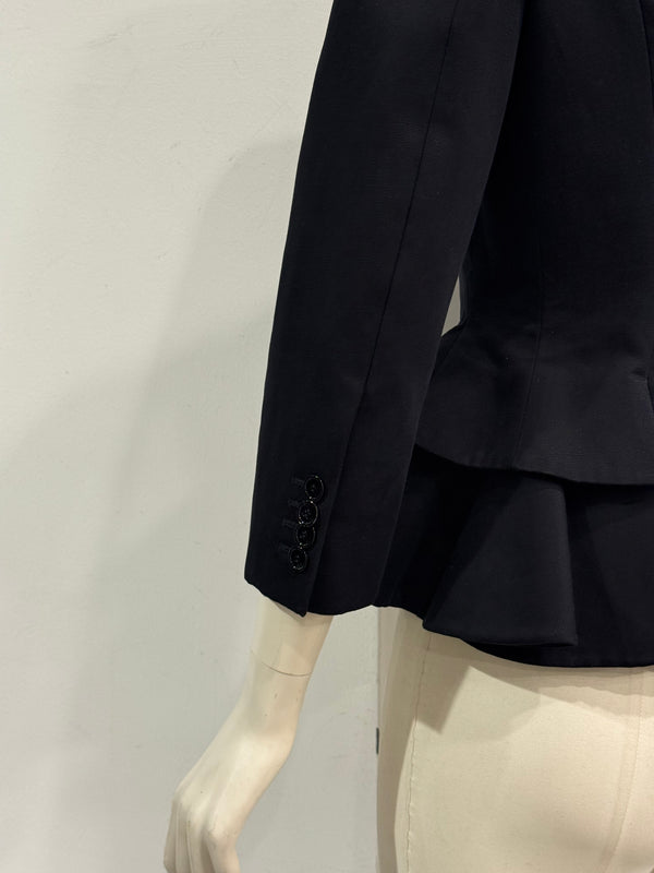 2012 Alexander McQueen sculptural wool blazer