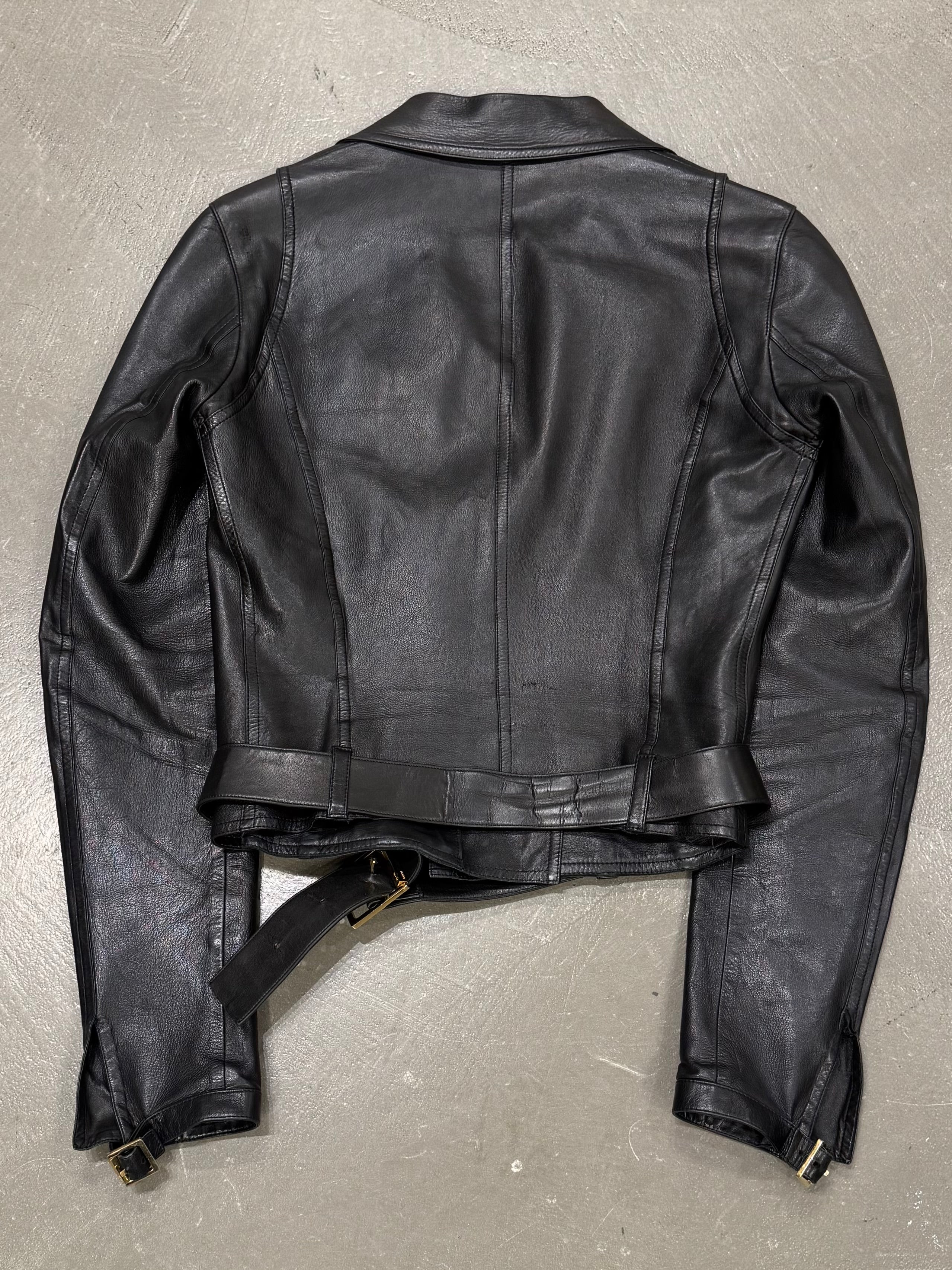 S/S2000 Gucci by Tom Ford sample biker leather jacket