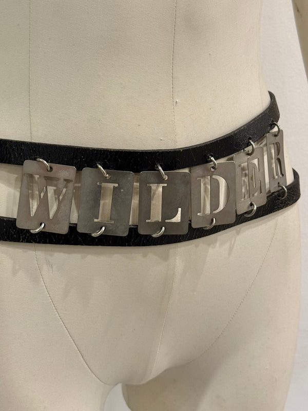 S/S2003 Ann Demeulemeester “wilder” leather belt
