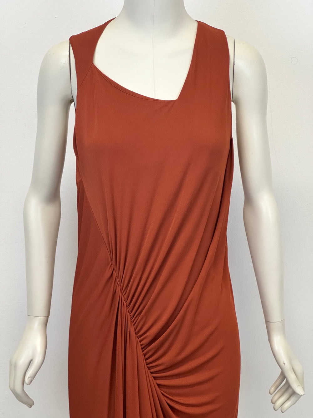 2011 Balenciaga asymmetrical deconstructed draped dress