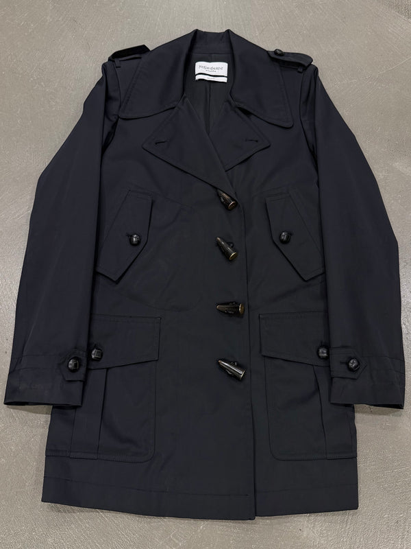2004 Yves Saint Laurent by Tom Ford utility toggle Mombasa nylon coat