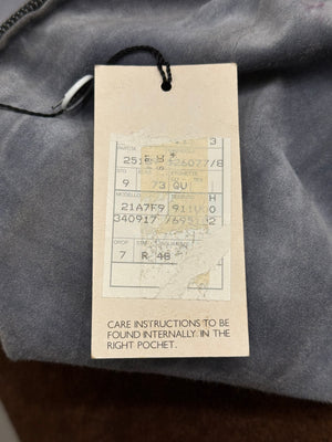 2001 Gucci by Tom Ford suede leather jacket