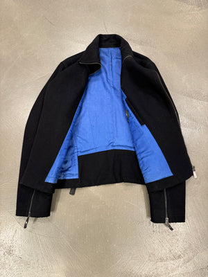 A/W2012 Roberto Cavalli full sleeve zipper aviator jacket
