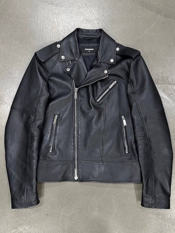 2020s Dsquared2 biker leather jacket