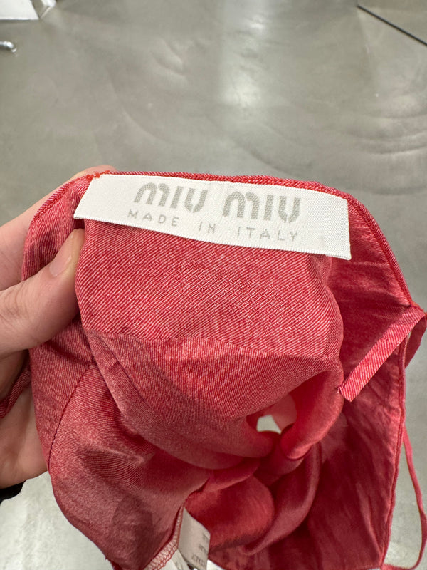 S/S 1998 Miu Miu silk mini dress