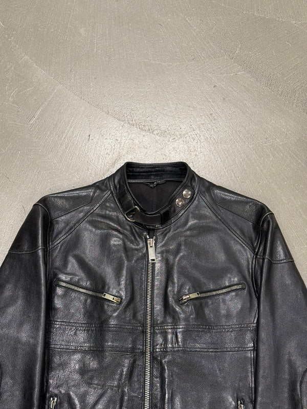 2004 Gucci by Tom Ford cafe racer biker leather jacket