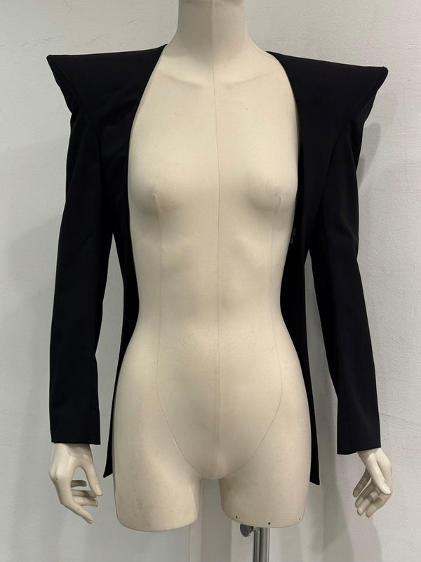 S/S 2008 Maison Margiela runway sculptural shoulder jacket