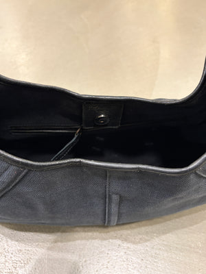 2002 Yves Saint Laurent by Tom Ford Mombasa blue canvas bag