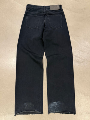 A/W2023 Maison Margiela raw hem wide leg jeans