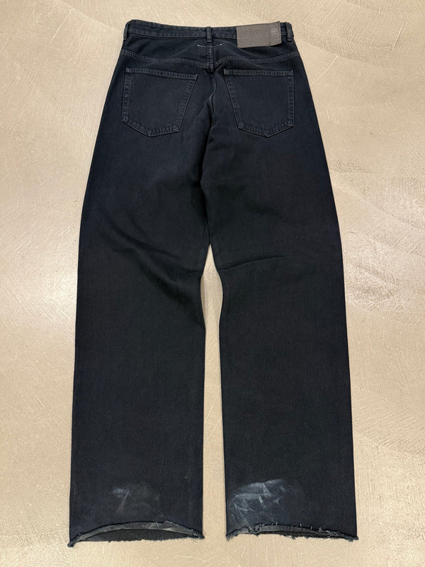 A/W2023 Maison Margiela raw hem wide leg jeans