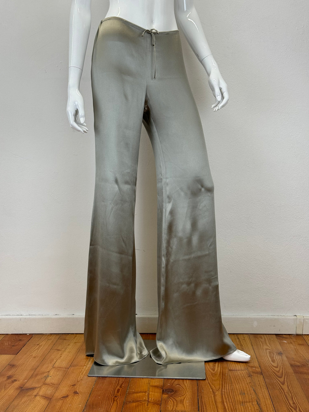 Cruise 2000 GUCCI by Tom Ford extra long silk pants